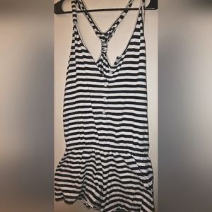 Women's striped Romper